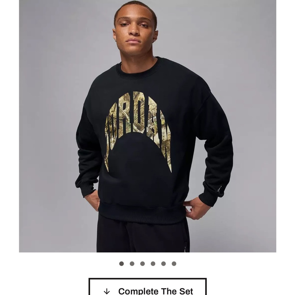 Jordan men’s brooklyn realtree crewneck